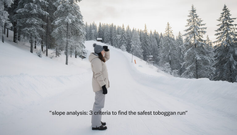 entdecken sie die 3 wichtigsten kriterien der hang-analyse, um die sicherste rodelbahn zu finden und unvergesslichen winterspaß gefahrlos zu genießen.
